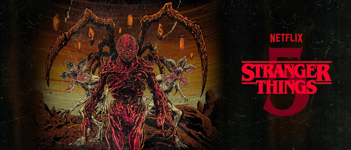 Stranger Things 5 official house artwork